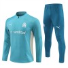 Olympique de Marseille Trenings Collegegenser 2024-25 Kvart-Zip - Herre